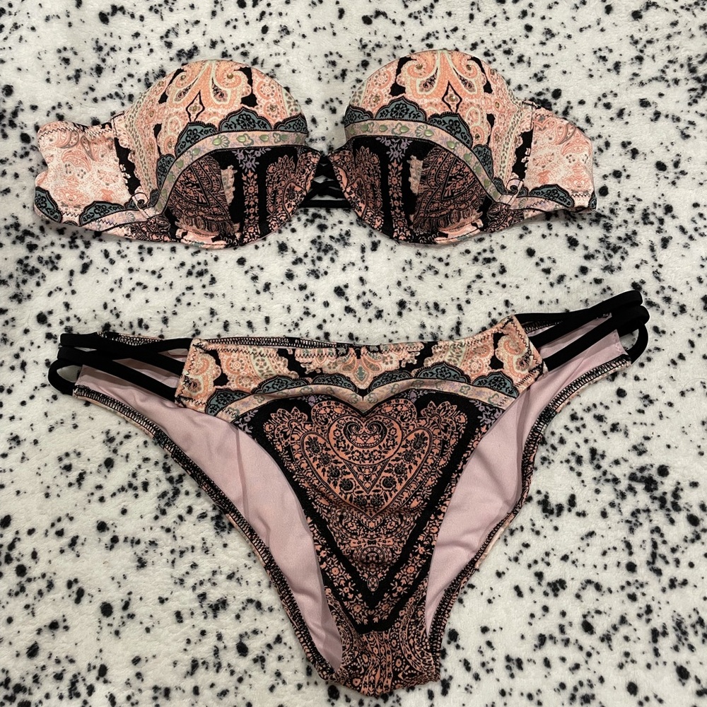 VICTORIAS SECRET STRAPLESS BIKINI